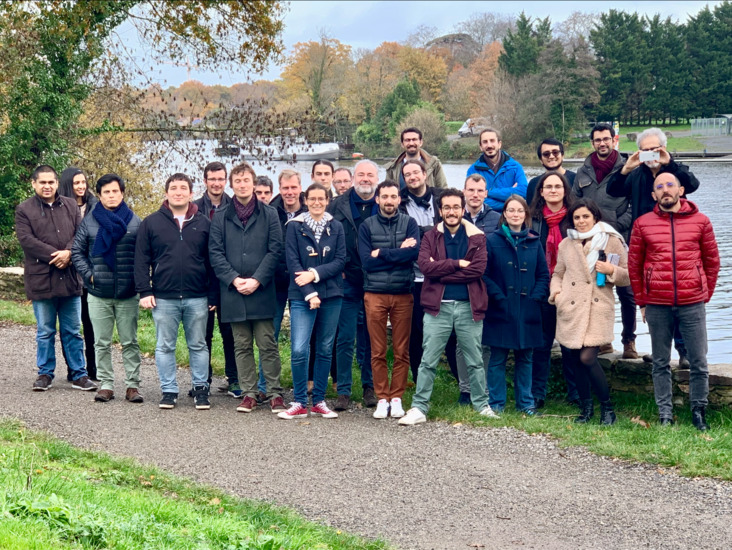 Team photo, Nantes FR, Dec 2019